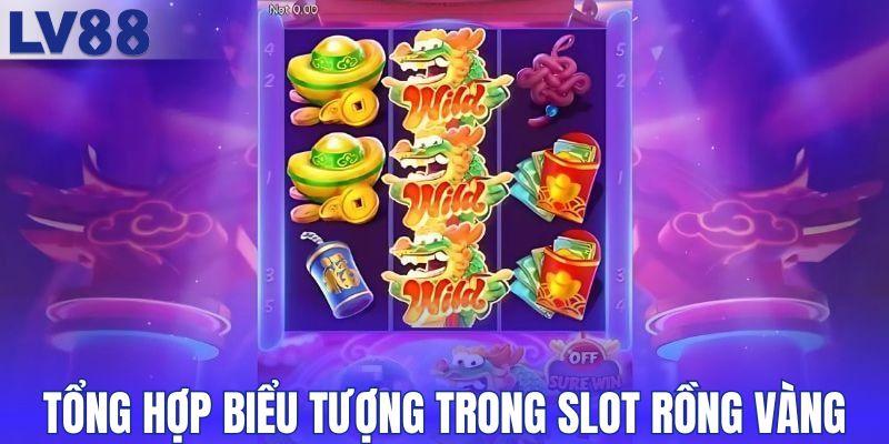 Tổng hợp biểu tượng trong slot rồng vàng